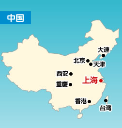 上海の地図