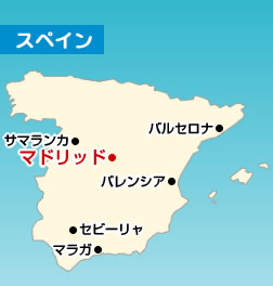 マドリッドの地図